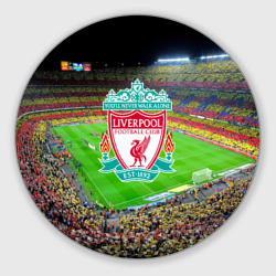 Круглый коврик для мышки FC Liverpool