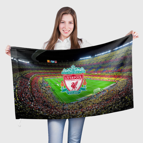 Флаг 3D FC Liverpool