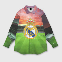 Мужская рубашка oversize 3D FC Real Madrid