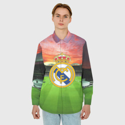 Мужская рубашка oversize 3D FC Real Madrid - фото 2