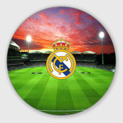 Круглый коврик для мышки FC Real Madrid