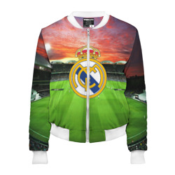 Женский бомбер 3D FC Real Madrid