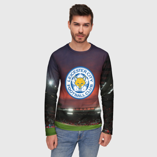 Мужской лонгслив 3D FC Leicester City - фото 3