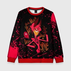 Детский свитшот 3D Отель Хазбин Hotel hazbin Аластор