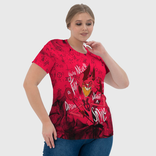 Женская футболка 3D Отель Хазбин Аластор, цвет 3D печать - фото 6