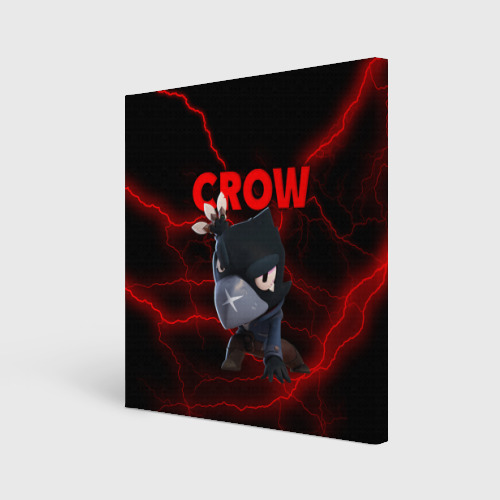 Холст квадратный Brawl Stars CROW, цвет 3D печать