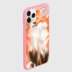 Чехол для iPhone 11 Pro Max матовый Я тебя фыр-фыр - лисы влюбленные - фото 2