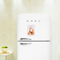 Магнитный плакат 2Х3 Я тебя фыр-фыр - лисы влюбленные - фото 2