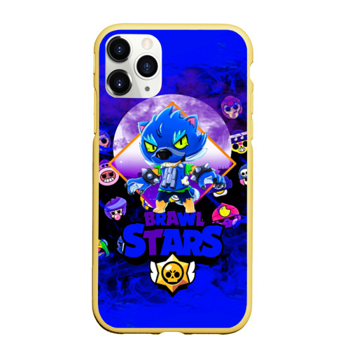 Чехол для iPhone 11 Pro Max матовый BRAWL STARS LEON WOLF Фото 01 Чехол для iPhone 11 Pro Max матовый BRAWL STARS LEON WOLF Фото 01