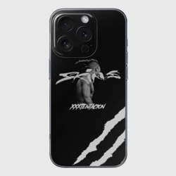 Чехол для iPhone 16 Pro силиконовый с защитой камеры XXXTentacion skins