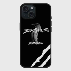 Чехол силиконовый для Apple iPhone 15 матовый XXXTentacion skins
