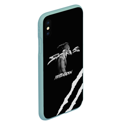 Чехол для iPhone XS Max матовый XXXTentacion skins, цвет мятный - фото 3