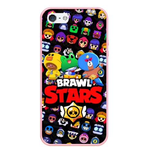 Чехол для iPhone 5/5S матовый Brawl Stars