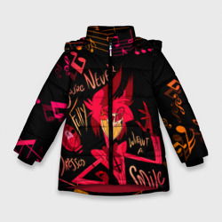Зимняя куртка для девочек 3D Hazbin Hotel Alastor