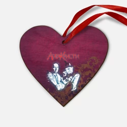 Деревянная игрушка Сердце Агата Кристи