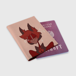 Обложка для паспорта матовая кожа Отель Хазбин - фото 2