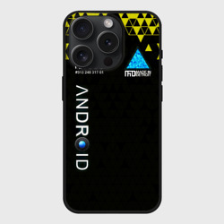 Чехол силиконовый для Apple iPhone 15 Pro матовый Detroit: Become Human