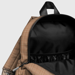 Рюкзак с принтом Всадники для ребенка, вид на модели спереди №4. Цвет основы: белый