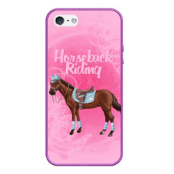Чехол для iPhone 5/5S матовый Horseback Rading