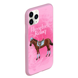 Чехол для iPhone 11 Pro Max матовый Horseback Rading - фото 2