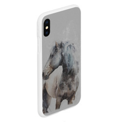 Чехол для iPhone XS Max матовый Лошадь - фото 2