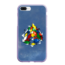 Чехол для iPhone 7Plus/8 Plus матовый Кубик Рубика
