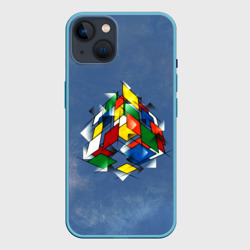 Чехол для iPhone 14 Кубик Рубика