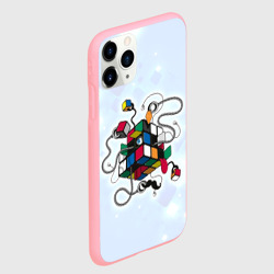 Чехол для iPhone 11 Pro матовый Кубик Рубика - фото 2