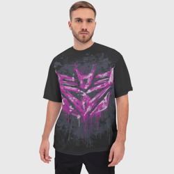 Мужская футболка oversize 3D Transformers - фото 2