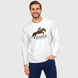 Лонгслив oversize хлопок HORSE RIDING - фото 2