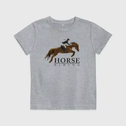Детская футболка хлопок Horse riding