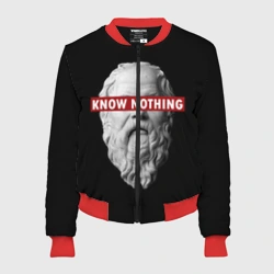 Женский бомбер 3D Ничего Не Знаю
