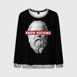 Мужской свитшот 3D Ничего Не Знаю