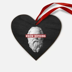 Деревянная игрушка Сердце Ничего Не Знаю