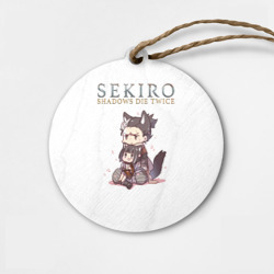 Деревянная игрушка круг Sekiro:Shadows Die Twice