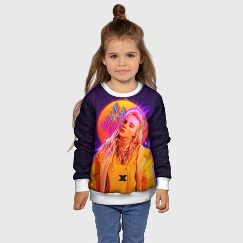 Детский свитшот 3D Billie Eilish, цвет 3D печать - фото 7