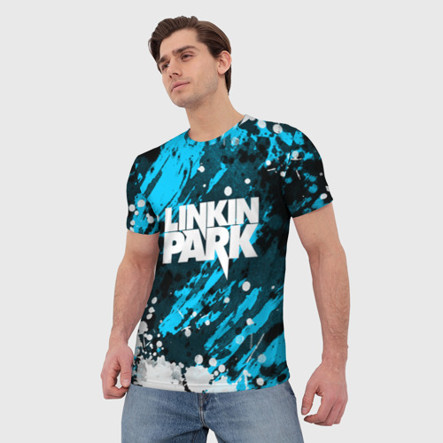 Мужская футболка 3D Linkin Park, цвет 3D печать - фото 3