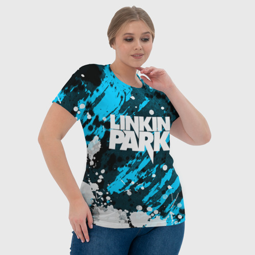 Женская футболка 3D Linkin Park, цвет 3D печать - фото 6