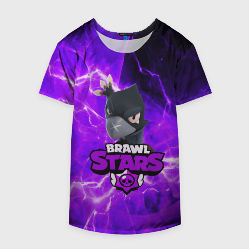 Накидка на куртку 3D Brawl Stars crow, цвет 3D печать - фото 4