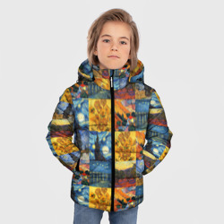 Зимняя куртка для мальчиков 3D Картины Ван Гога - фото 2