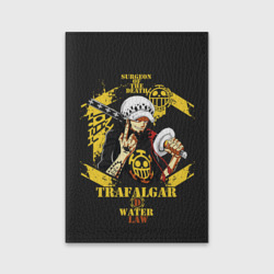Обложка для паспорта матовая кожа One Piece Trafalgar Water