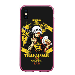 Чехол для iPhone XS Max матовый One Piece Trafalgar Water