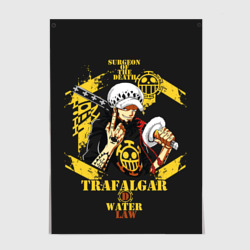 Постер One Piece Trafalgar Water