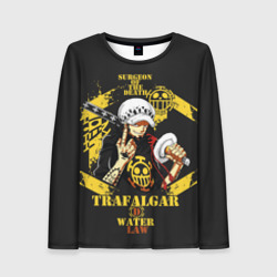 Женский лонгслив 3D One Piece Trafalgar Water