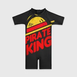 Детский купальный костюм 3D One Piece Pirate King