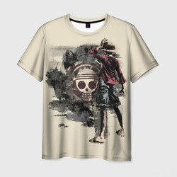 Мужская футболка 3D Пиратский остров One Piece