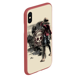 Чехол для iPhone XS Max матовый Пиратский остров One Piece - фото 2