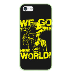 Чехол для iPhone 5/5S матовый One Piece We Go World