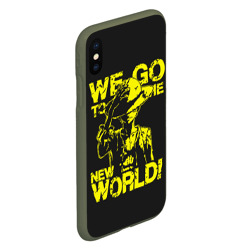 Чехол для iPhone XS Max матовый One Piece We Go World - фото 2