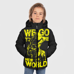 Зимняя куртка для мальчиков 3D One Piece We Go World - фото 2